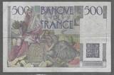 FRANCE. 500 Francs. 28/03/1946. CHATEAUBRIAND . Alphabet: K.84 . VF-.