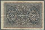 DEUTSCHLAND/ALLEMAGNE. 50 Mark. 24/06/1919. République de Weimar. Weimarer Republik. Reihe 3 . Serie: A F  b  . VF