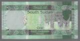 SOUTH SUDAN. 1 South Sudanese Pound. (2011) Dr. John Garang de Mabior . Serie: AE . Fast NEU. AU-55.