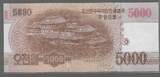 NORD KOREA . 5000 Won . (2015) 70. Geburtstag . 70th anniversary . Fast NEU. AU-55.
