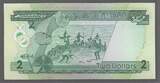 SOLOMON ISLANDS./ILES SALOMONS. 2 Dollars. (1986) Serie: B/1 . Fast NEU. AU-55.