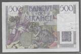 FRANCE. 500 Francs. 07/02/1946. CHATEAUBRIAND . Alphabet: C.65 . VF+ .