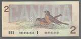 CANADA. 2 Dollars. 1986 REINE ÉLISABETH II. Serie: BBB . Fast NEU. AU-55.