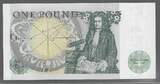 ENGLAND. ANGLETAIRE.(UK). 1 Pound. (1981) REINE ÉLISABETH II. Serie: DX17 . Fast NEU. AU-55.