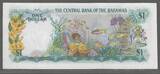 BAHAMAS. 1 Dollar. 1974. REINE ÉLISABETH II . Setie: A/1  . Fast NEU. AU-55.