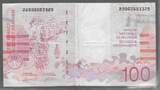 BEIGIË/BELGIEN/BELGIQUE. 100 Frank. Francs. (1995) ENSOR . Serie: 220 . VF