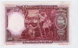 ESPAGNE 500 PESETAS 25.4.1931 "Série L" BEAU SUP(salissure bordure haut)