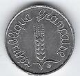 FRANCE 1 CENTIME 1967 Weizenkolben mit Rand. Épi à rebord . Sehr schön(Mehrere Schläge)