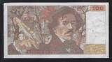 FRANCE. 100 FRANCS 1984. DELACROIX. (modifié). Alphabet: W.74 . VF