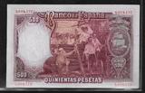 ESPAGNE 500 Pesetas 25.04.1931 "Série L" Beau EF