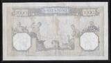 FRANCE 1000 Francs 8.7.1937 CÉRÈS et MERCURE. Modifié, geändert. * Kleine Nummer, petit numéro* K.2969  . VF