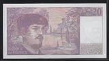 FRANCE 20 Francs 1987 "Debussy Alphabet A.018" (Fast UNC.Leichte Zälung Spur)