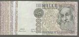ITALIA/ITALIE. 1000 Lire. (1982- 1988) 4 exemplaires . MASSICOTAGE . Von VF-EF.
