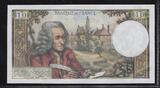FRANCE 10 Francs 5.2.1970 VOLTAIRE. Alphabet: Q.553 . Fast UNC
