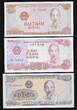 VIÊT-NAM. 200,500,1000 Dông. 1987,1988. Je 25 Stück. 25 EX. x3 . Fast UNC.
