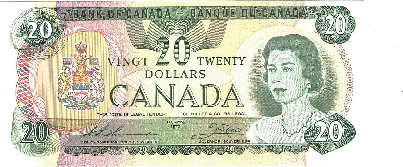 CANADA 20 Dollars 1979 Reine Lisabeth II S Rie N 5655 Fast   1883 983.1 