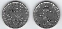 FRANCE 1/2 Franc Säerin von: Semeuse de: O.Roty . -