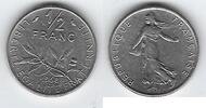 FRANCE 1/2 Franc Säerin von: Semeuse de: O.Roty . -