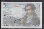 FRANCE. 5 Francs Schäfer. BERGER. Alphabet: O.125 . -