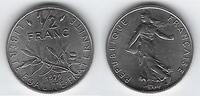 FRANCE . 1/2 Franc Säerin von: Semeuse de: O.Roty . -