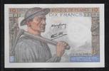 FRANCE . 10 Francs Mineur, Minenarbeiter. Alphabet F.12 . -