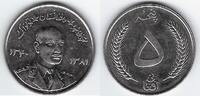 AFGHANISTAN 5 Afghanis Mohammad Zaher Shah. Dernier Roi . -