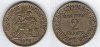 2 Francs 1927 FRANCE . J.F. DOMARD  . Schön
