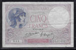 5 Francs 07/02/1925 FRANCE . .VIOLET. Alphabet: O.21632  . Sehr schön