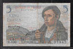 FRANCE . 5 Francs BERGER. Alphabet: Y.100 . -