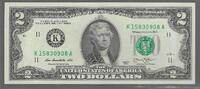 USA . 2 Dollars. . JEFFERSON . Serie: K/A . Dallas . -