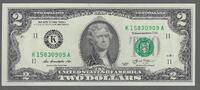 USA . 2 Dollars. . JEFFERSON . Serie: K/A . Dallas . -