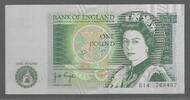 ENGLAND. ANGLETAIRE. (UK). 1 Pound. REINE ÉLISABETH II. Serie: E14 . -
