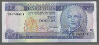 BARBADOS. 2 Dollars. Serie: H4 . -