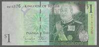 TONGA. 1 Pa'anga. ROI GEORGE TUPOU V . Serie: B . -