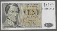 100 Francs. 13/03/1959. BELGIË. BELGIEN. BELGIQUE. ROI LÉOPOLD 1er . Serie: 14034.S.812  . Gutes vorzüglich. (Fleck unter 3508)