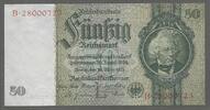 DEUTSCHLAND/ALLEMAGNE. 50 Reichsmark. DAVID HANSEMANN. Homme politique et banquier. Serie: L/B . -