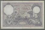 100 Francs. 20/05/1933. ALGÉRIE (FRANCE) Alphabet: K.1214  . Fast Schön.