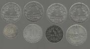 DEUTSCHLAND/ALLEMAGNE.  8 Monnaies, Münze .  45.41 US$  +  43.08 US$ shipping