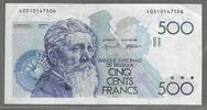 Belgique 500 francs/frank (1982) Constantin Meunier. Serie: 417
