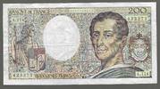 FRANCE. 200 FRANCS. 1990. MONTESQUIEU. ALPHABET A.114 . Fast sehr sch&ouml;n. 22.50 US$  +  43.28 US$ shipping