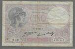 FRANCE. 5 Francs. VIOLET. Alphabet: Y.39347 . -