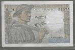 FRANCE. 10 Francs. 26/04/1945. MINEUR . Alphabet: M.104 . Sehr sch&ouml;n. 4.62 US$  +  43.28 US$ shipping