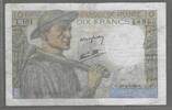 FRANCE. 10 Francs. 26/04/1945. MINEUR . Alphabet: L.101 . Gutes sch&ouml;n. 3.46 US$  +  43.28 US$ shipping