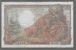 FRANCE. 20 Francs. 10/10/1948. P&Ecirc;CHEUR . Alphabet: B.186 . Gutes sch&ouml;n. 3.46 US$  +  43.28 US$ shipping