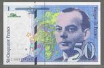 FRANCE. 50 Francs. 1992. SAINT-EXUP&Eacute;RY. Serie: L 004 . Fast NEU. I-. 26.54 US$  +  43.28 US$ shipping