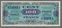 FRANCE. 100 Francs. 1944. FRANCE . Serie: 5 . Gutes sehr sch&ouml;n . 11.54 US$  +  43.28 US$ shipping