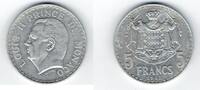 MONACO 5 FRANCS LOUIS II . -