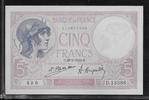 FRANCE 5 FRANCS VIOLET. Alphabet: D.13386 -