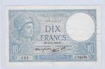 FRANCE 10 FRANCS 10.10.1940 MINERVE Mod. Z.76950 Beau VF