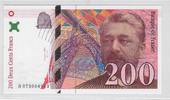 200 FRANCS 1999 FRANCE EIFFEL Serie N073  N°8943  . fast NEU